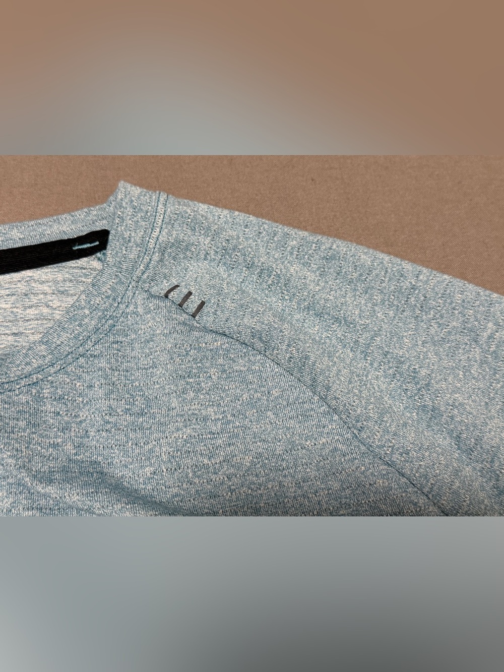Lululemon Drysense Shirt Light Blue Athletic Tee Better Each Day Mens XL - Picture 3 of 9